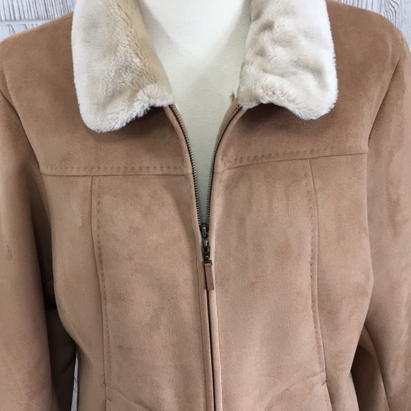 JONES NEW YORK Sherpa Coat Faux Shearling XL - Picture 3 of 11